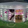 Custom led inflatable lighting birthday cake tent for party,birthday party inflatable tent