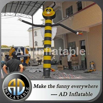 Single leg inflatable air waver, bee air dancer on sale