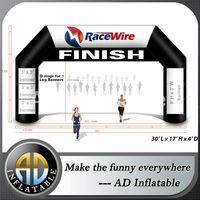 Race arrive and finish arch,Inflatable finish line,Rach inflatable arch