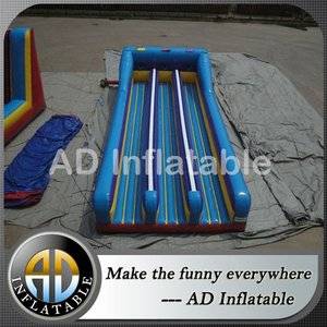 Triple lane bungee run,3 lane inflatable bungee run,Inflatable interactive game