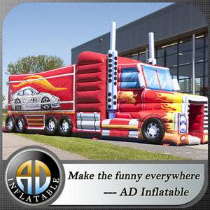 Inflatable dumper trucks,Inflatable Truck Obstalce,Inflatable Obstacle Course