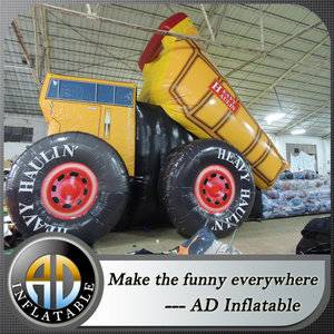 Inflatable dipper truck slide,Inflatable Heavy Hauling slide,Inflatable truck slide