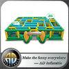 Square Interactive Inflatable Labyrinth maze, Inflatable corn Maze Game For Chilren