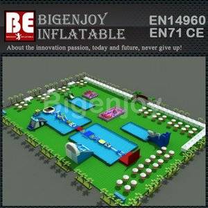 Entertainment Water Park,Blow Up Inflatable Water Park,Games Ultimate Water Park
