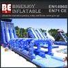 PVC Material Commercial Inflatable Water Slide With Pool