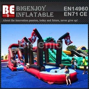 Pirate Slide with Slip,Pirate Slip-N-Slide,Inflatable Slide with Slip-N-Slide