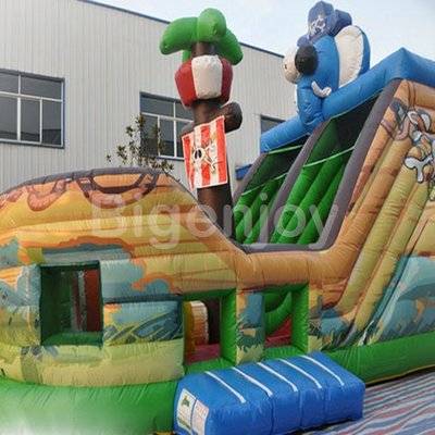 Inflatable Pirate Animal Slide