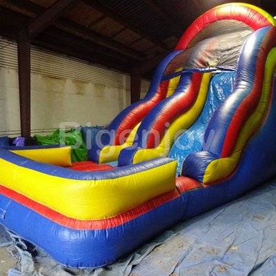 New giant playground slide inflatable dry slide