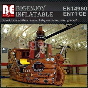 Fire Retardant Inflatable Pirate Slide,Inflatable Pirate Slide For Amusement Park,Full Printing Giant Inflatable Pirate Slide
