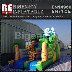 Giraffe slide,inflatable animals slide,animals slide