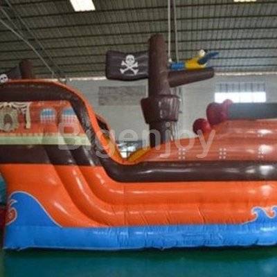 Pirate Ship Slide Bounce House