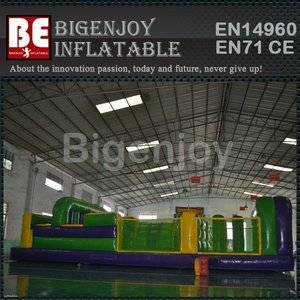 7 Element 35ft Obstacle Course,Inflatable Tunnel Obstacle Course,Obstacle Course Inflatable Tunnel