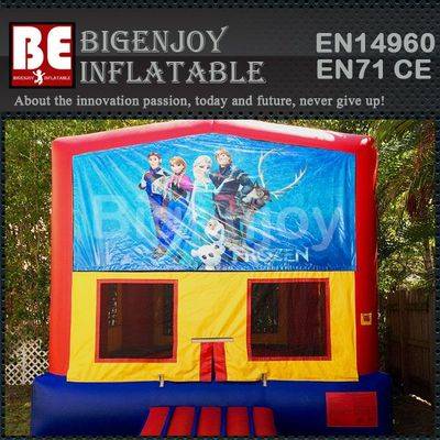 Frozen theme cheap inflatable bouncy castle for sale