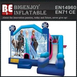 Frozen inflatable castle,inflatable castle combo,combo bounce house