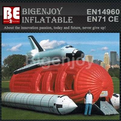 Commercial Inflatabl Spaceship bounce