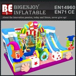 Big inflatable circus,inflatable bouncer playground,circus troup bouncer playground