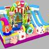 Big inflatable circus troup bouncer playground