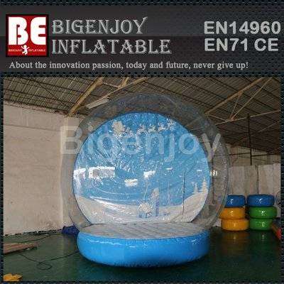 Giant Christmas Inflatable Snow Bubble Globe Ball