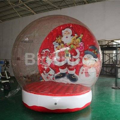 Christmas inflatable snow globe tent