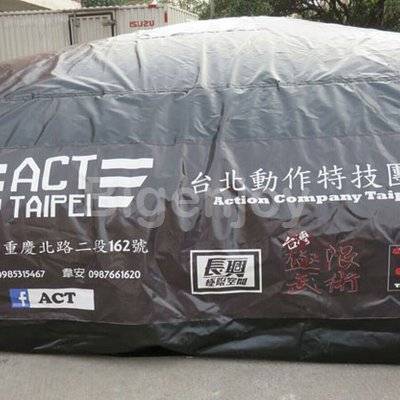 Outdoor big inflatable airbag for stunt chanllege