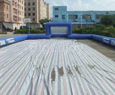 Adults and Kids Inflatable Soap Football Field