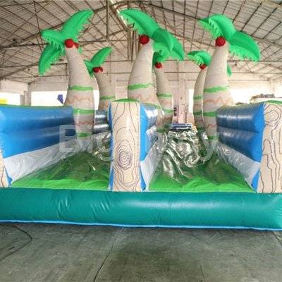 Inflatable water slip and slide for kids and adults