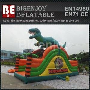 Dinosaur slide,inflatable dry slide,Dinosaur slide inflatable