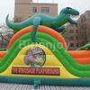 Dinosaur slide inflatable dry slide