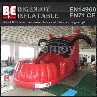 Shoes castle inflatable bouncer and slide