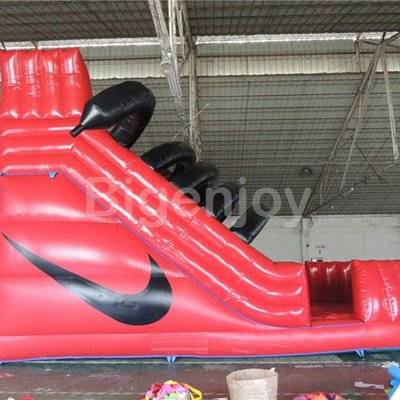 Shoes castle inflatable bouncer and slide