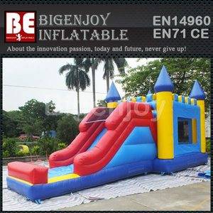 Inflatable combo,Inflatable trampoline and slide,combo with slide