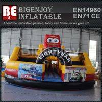 Inflatable racing car,Inflatable bouncy castle,bouncy castle slide for sale