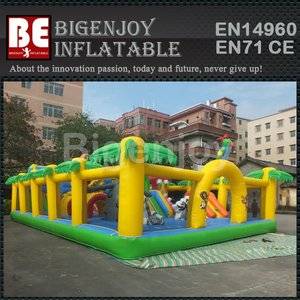 Madagascar inflatable,inflatable fun land,Madagascar fun land