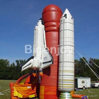 USA space shuttle Inflatable space ship slide