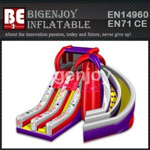Spiral inflatable Slide,inflatable Slide for Sale,Outdoor Colourful Slide