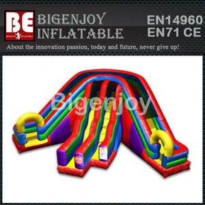 Inflatable Wacky Slide,Slide Manufacturer,Inflatable Triple Lane Slide