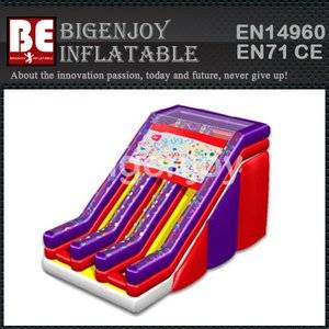 2 Lane SpaceSaver slide,Commercial inflatable slide,Commercial SpaceSaver slide