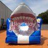 Inflatable shark attack water slide