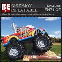 Monster truck inflatable,inflatable bouncy combo,Monster truck combo
