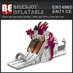Dragon tower inflatable,inflatable slide and combo,Dragon tower combo