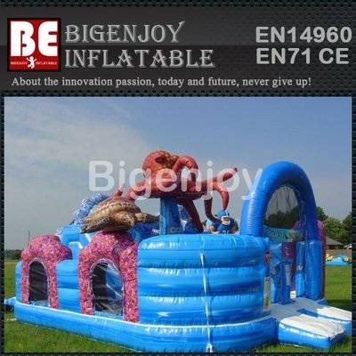 Ocean world inflatable jump park