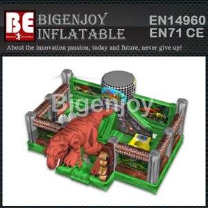 Giant jurassic zoo,inflatable playground,jurassic zoo inflatable