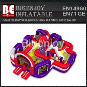 Colorful Giant Castle,Inflatable Wacky World,Colorful Inflatable World