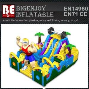Ironman Challenge,Inflatable Obstacle Course,Ironman Obstacle Course