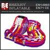 Inflatable obstacle course with two cylindric road