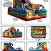 Off-road vehicle inflatable castle slide combo