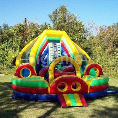 Colorful Rainbow toddler slide