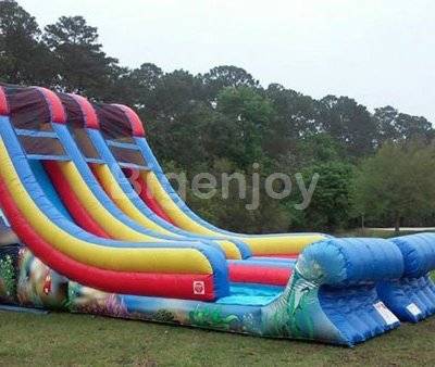 Bazer wave inflatable pvc material  slide