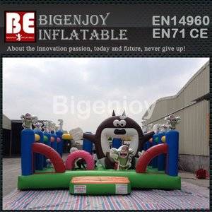 inflatable amusement park,cartoon amusement park,outdoor inflatable park