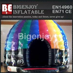 Outdoor disco dome,inflatable bounce house,disco inflatable bounce